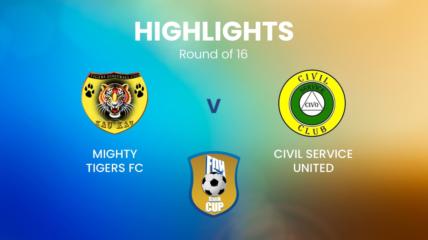 Mighty Tigers - Civil Service United | Achtelfinale | FDH Bank Cup | Malawi | Highlights