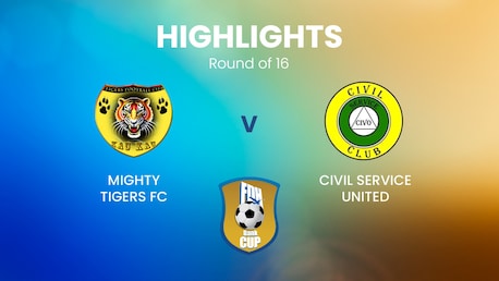 Mighty Tigers v Civil Service United | Round of 16 | FDH Bank Cup | Malawi | Highlights