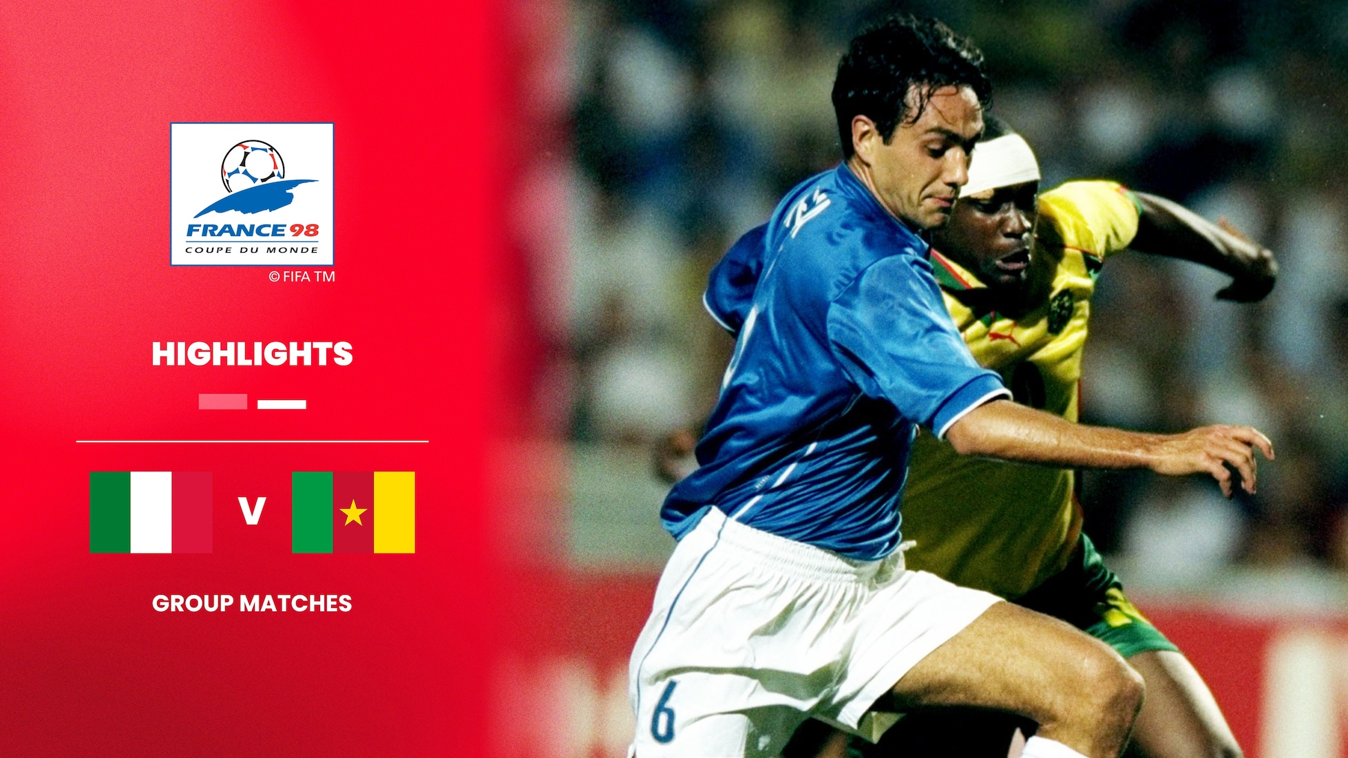 Italien - Kamerun | Gruppe B | FIFA Fussball-Weltmeisterschaft Frankreich 1998™ | Highlights