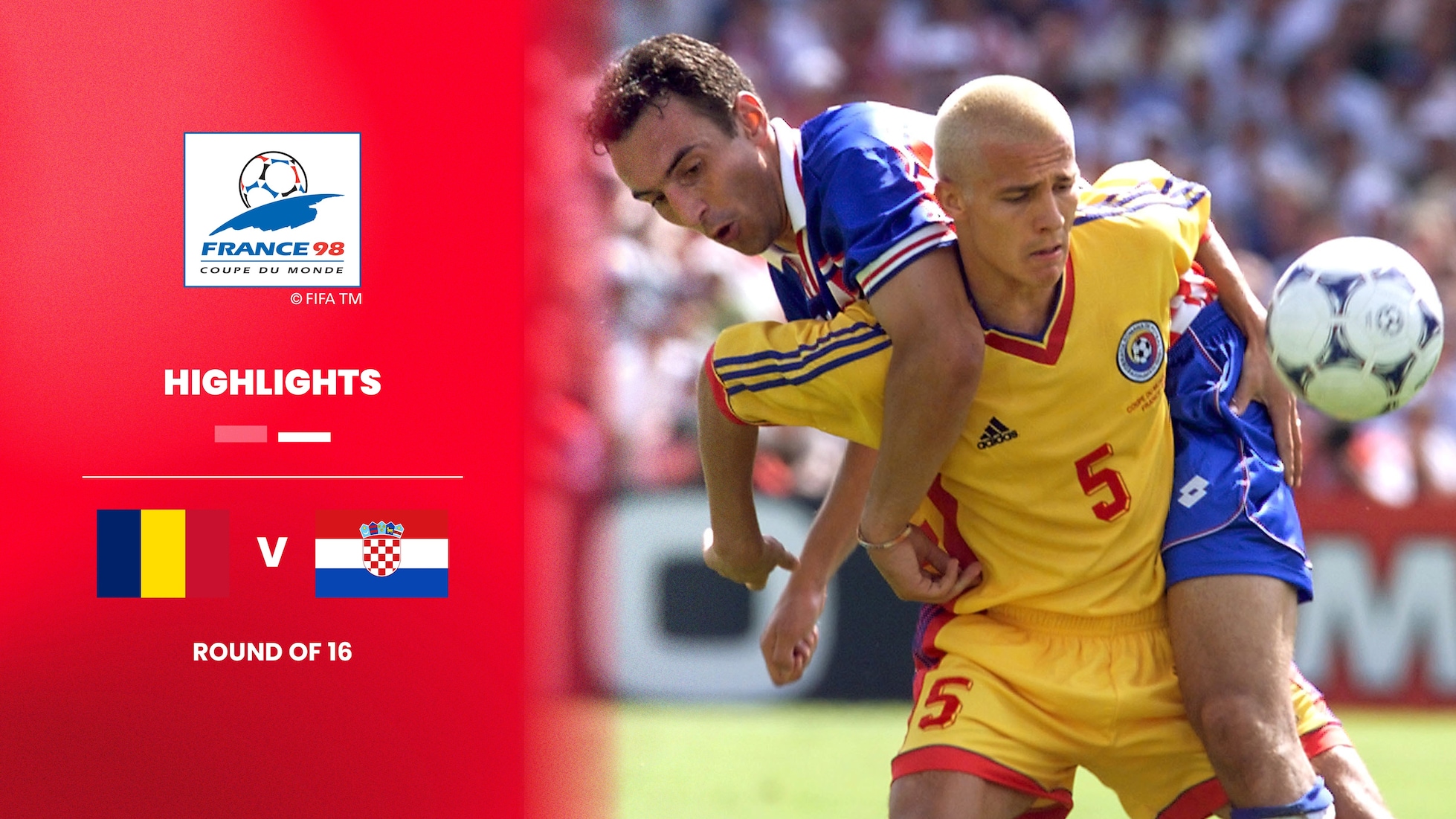 Romênia x Croácia | Oitavas de final | Copa do Mundo da FIFA França 1998™ | Melhores momentos