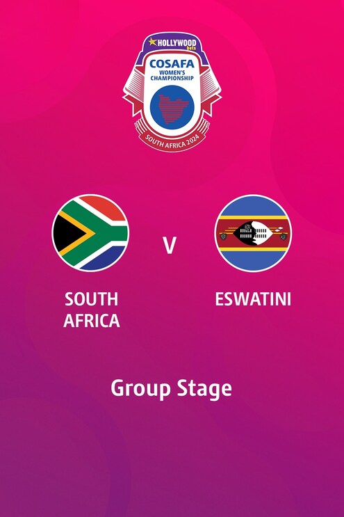 Sudáfrica vs Esuatini | Fase de grupos | HOLLYWOODBETS COSAFA Women's Championship 2024 | Partido completo