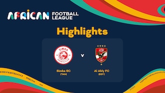Simba SC - Al Ahly FC | Viertelfinale | African Football League | Highlights