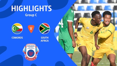 Comoras vs Sudáfrica | Fase de grupos | CAF U-20 Africa Cup of Nations 2025 | Clasificatorio COSAFA | Highlights