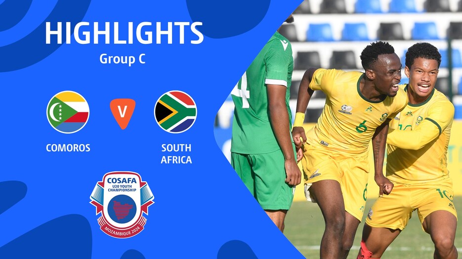 Comoras vs Sudáfrica | Fase de grupos | CAF U-20 Africa Cup of Nations 2025 | Clasificatorio COSAFA | Highlights