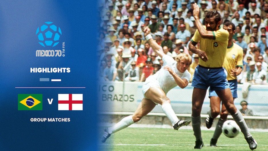 Brasil x Inglaterra | Grupo 3 | Copa do Mundo da FIFA México 1970 | Melhores momentos