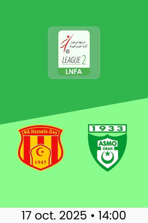 NA Hussein Dey - ASM Oran | Ligue 2 2025/26