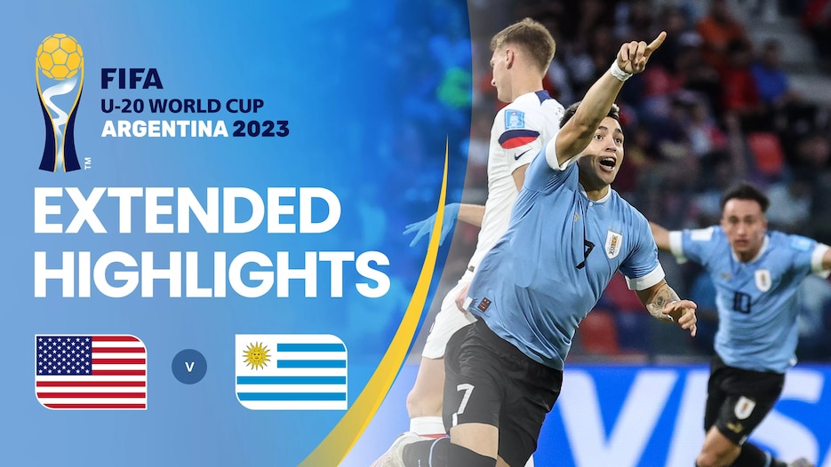 EEUU vs Uruguay | Cuartos de final | Copa Mundial Sub-20 de la FIFA Argentina 2023™ | Highlights Extendidos