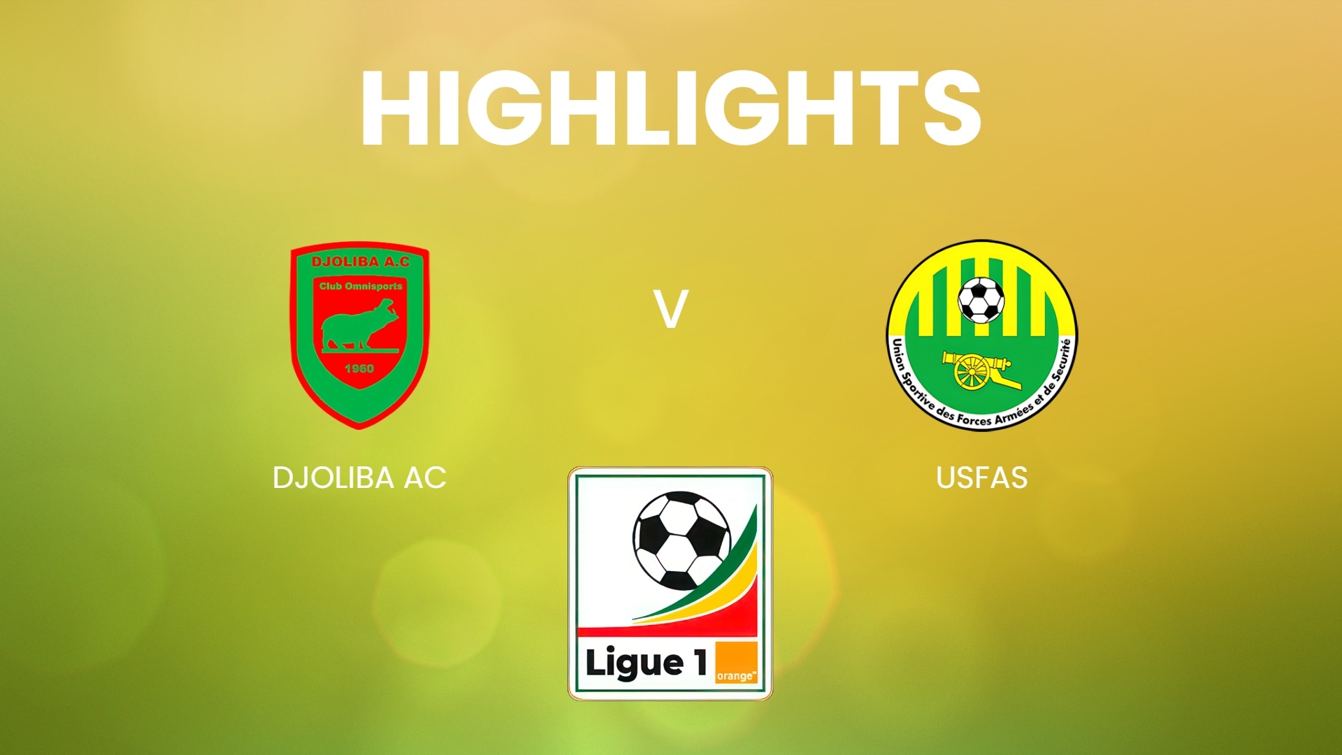 Djoliba AC v USFAS | Ligue 1 Pro Orange 2024/25 | Mali | Highlights