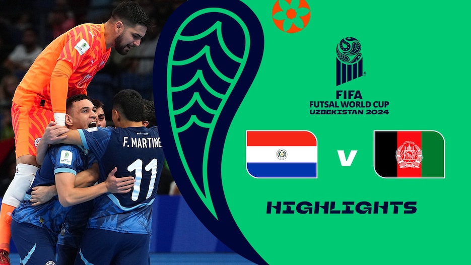 Paraguay v Afghanistan | Round of 16 | FIFA Futsal World Cup Uzbekistan 2024™ | Highlights
