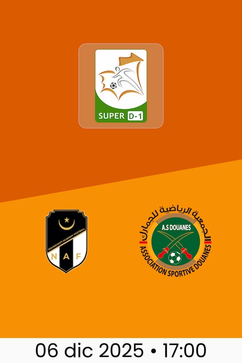 Nouakchott Academy - AS Douanes | Super D-1 2025/26