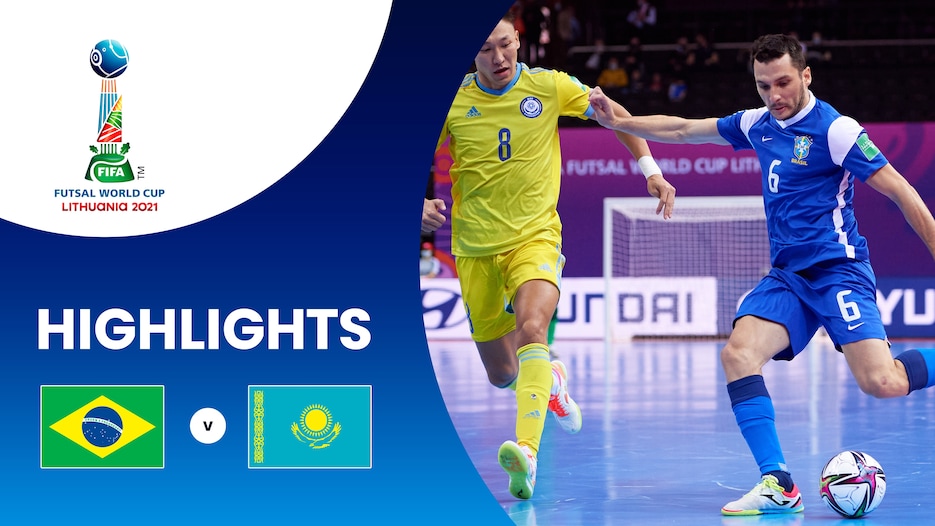 Brazil v Kazakhstan | Play-off for third place | FIFA Futsal World Cup Lithuania 2021™ | Highlights