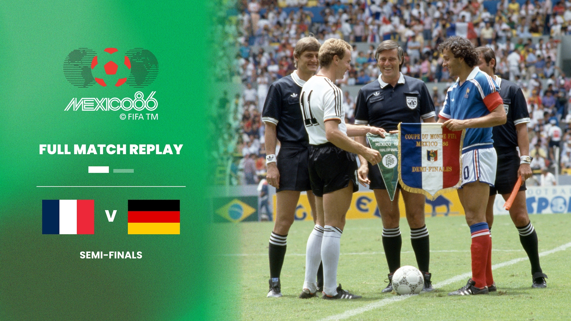 França x República Federal de Alemanha | Semifinais | Copa do Mundo da FIFA México 1986™ | Jogo completo