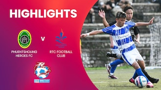 Phuentsholing Heroes FC v RTC FC | Bhutan Premier League | Highlights