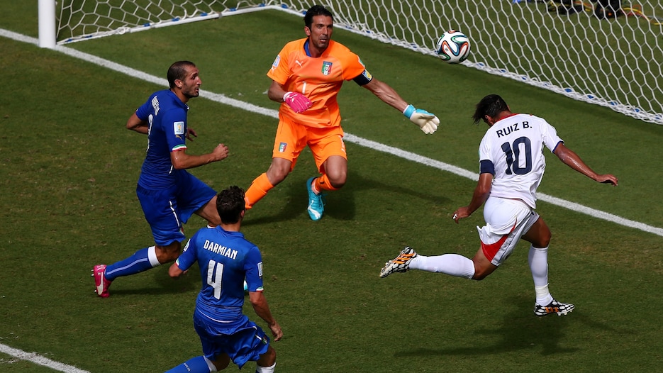 Bryan Ruiz Goal 43' | Italy v Costa Rica | 2014 FIFA World Cup Brazil™