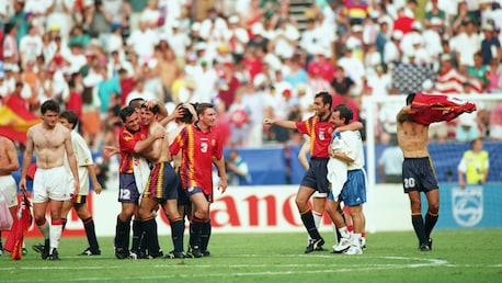 Le but de Txiki Begiristain 86' | Espagne - Suisse | Coupe du Monde de la FIFA, États-Unis 1994™