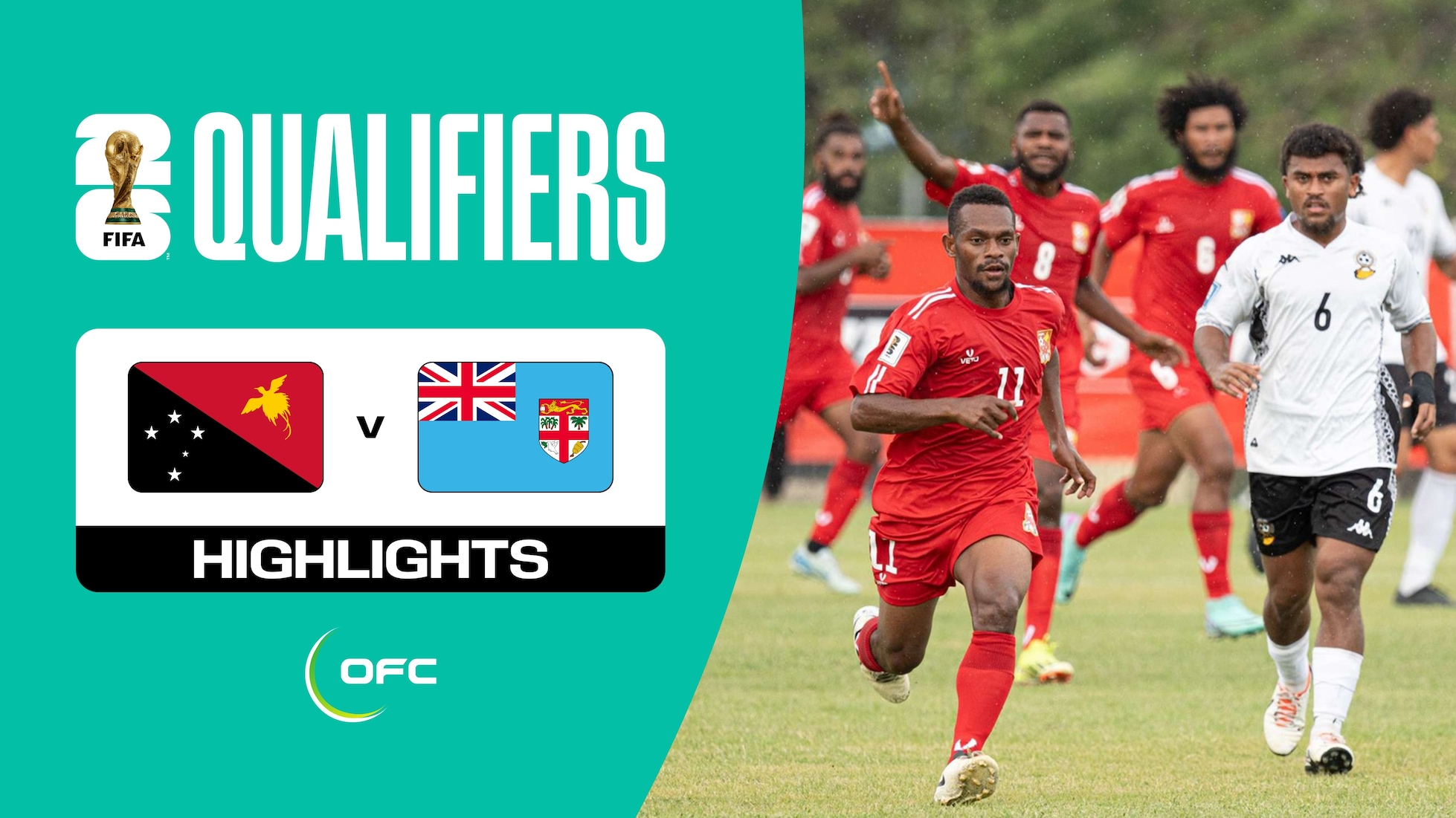 Papua New Guinea v Fiji | Group A | Second Round | OFC Qualifiers | FIFA World Cup 26™ | Highlights