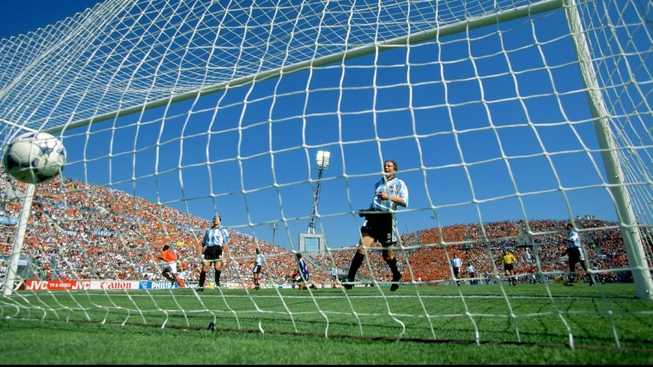 Patrick Kluivert Goal 12' | Netherlands vs Argentina | 1998 FIFA World Cup France™
