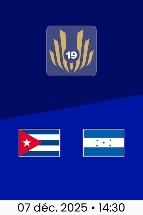 Cuba - Honduras | Tournoi UNCAF FIFA Forward U-19 2025