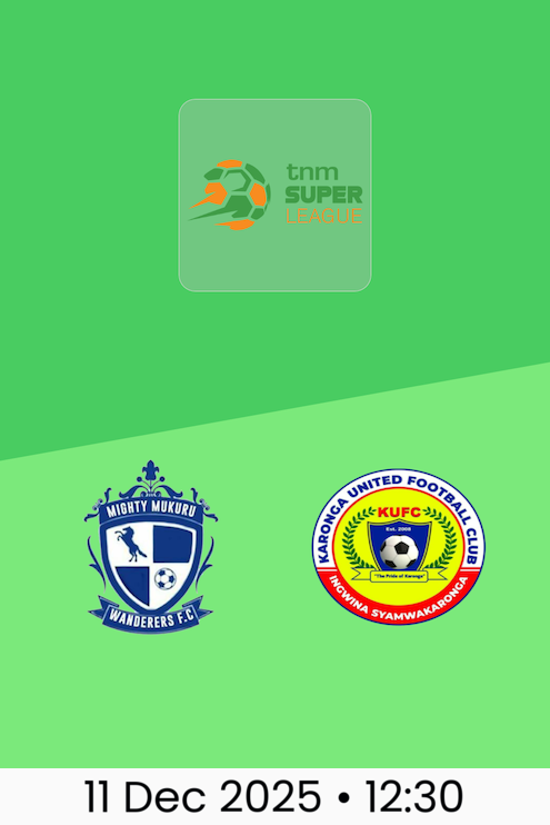 Mighty Wanderers v Karonga United | TNM Super League 2025