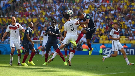 Gol de Mats Hummels 12' | Francia vs Alemania | Copa Mundial de la FIFA Brasil 2014™