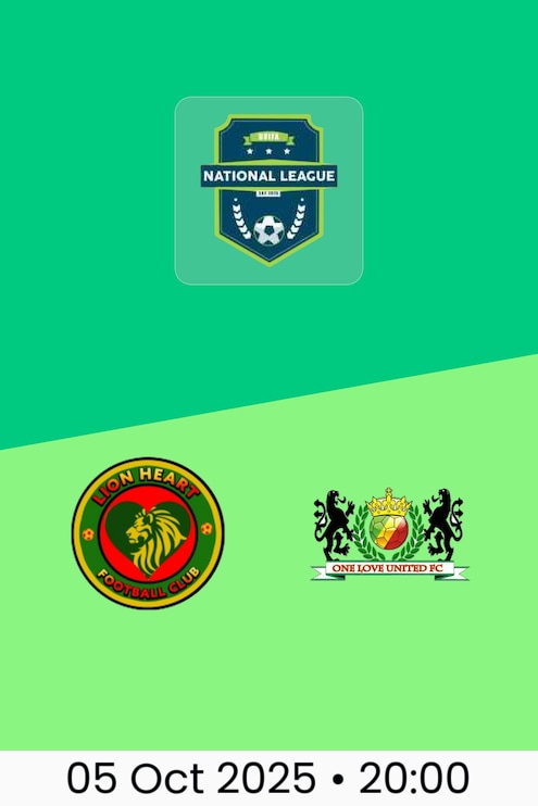 Lion Heart FC v One Love United FC | BVIFA National League 2025/26
