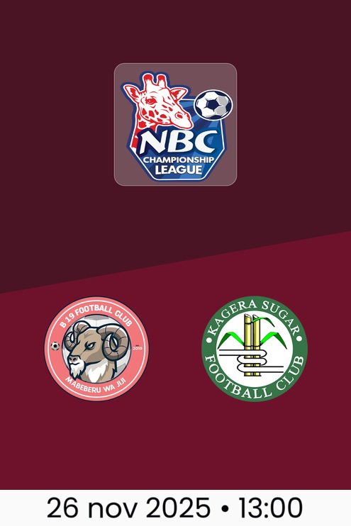 B19 FC - Kagera Sugar | Championship League 2025/26