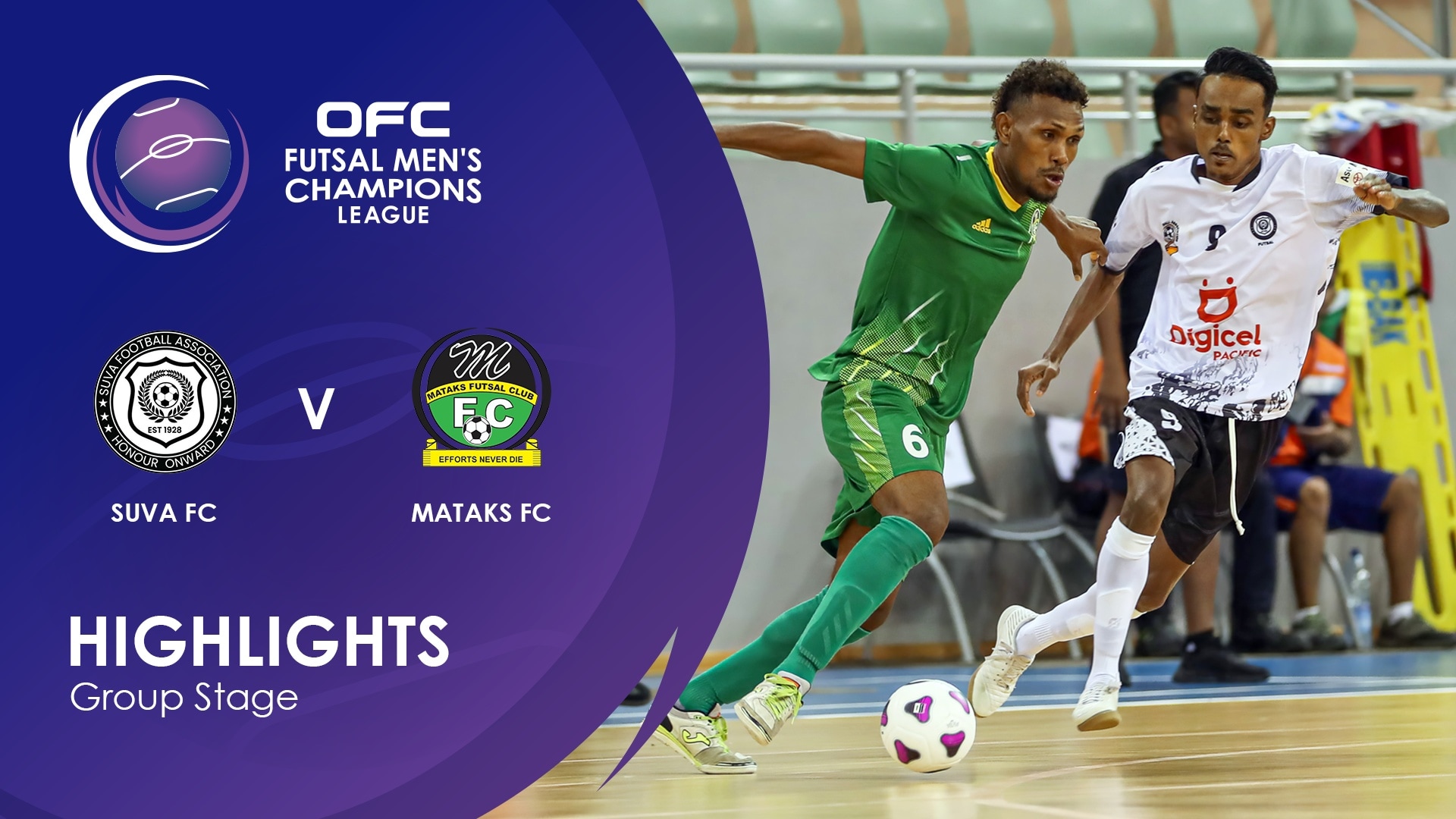 Suva FC vs Mataks FC | Fase de grupos | OFC Futsal Men’s Champions League | Highlights