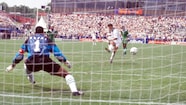 Photo Presse Vintage Roberto Baggio Coupe Du Monde USA 1994 (24x18 Cm)