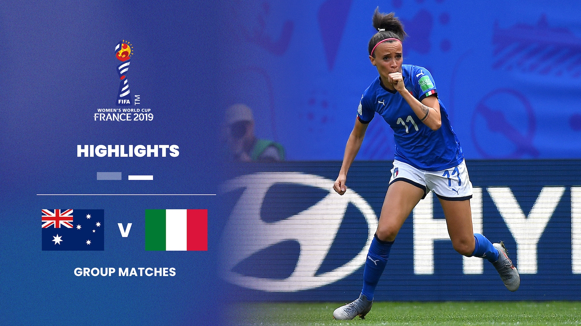 Austrália x Itália | Grupo C | Copa do Mundo Feminina da FIFA França 2019 | Melhores momentos