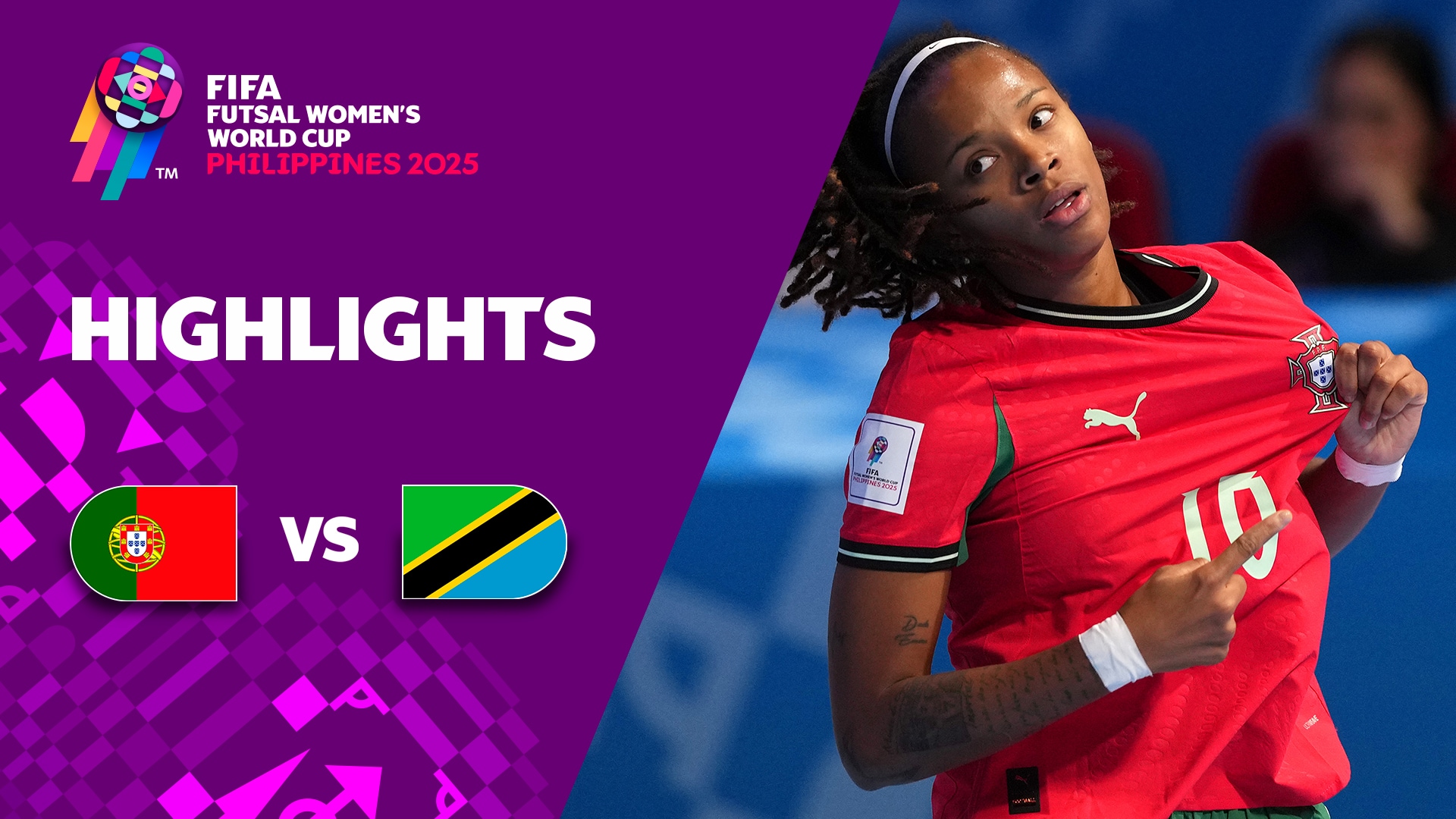 Portugal vs Tanzania | Grupo C | Copa Mundial Femenina de Futsal de la FIFA Filipinas 2025™ | Highlights