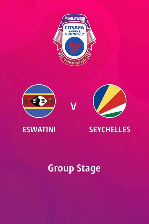 Esuatini vs Seychelles | Fase de grupos | HOLLYWOODBETS COSAFA Women's Championship 2024 | Partido Completo