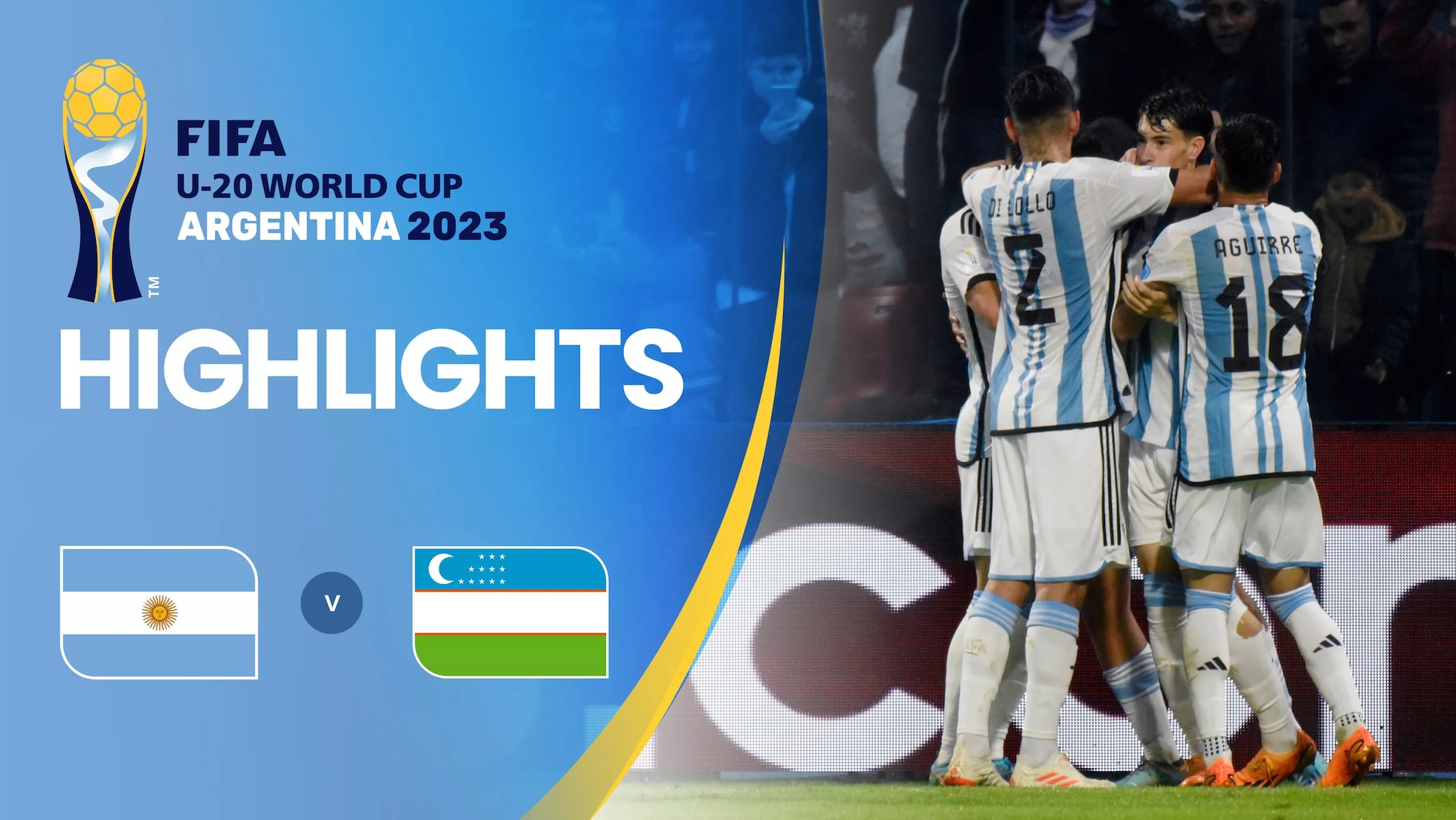Argentina x Uzbequistão | Grupo A | Copa do Mundo Sub-20 da FIFA de 2023 | Melhores momentos