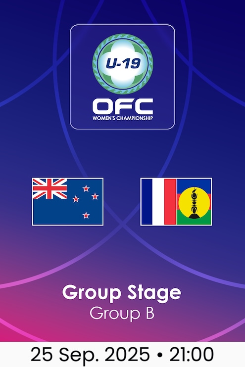 New Zealand - New Caledonia | Gruppenphase | OFC U-19-Frauenmeisterschaft