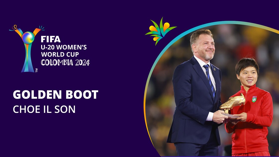 Choe Il Son | Golden Boot Award | FIFA U-20 Women's World Cup Colombia ...