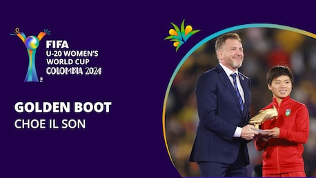 Choe Il Son | Golden Boot Award | FIFA U-20 Women's World Cup Colombia 2024™