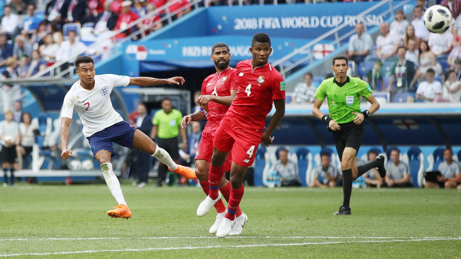 Das Tor von Jesse Lingard 36' | England - Panama | FIFA Fussball-Weltmeisterschaft Russland 2018™