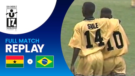 Ghana v Brazil | Final | FIFA U-17 World Championship Ecuador 1995™ | Full Match Replay
