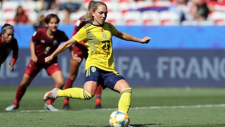 Gol de Elin Ingrid Johanna Rubensson aos 90+5' | Suécia - Tailândia | Copa do Mundo Feminina FIFA 2019, no França
