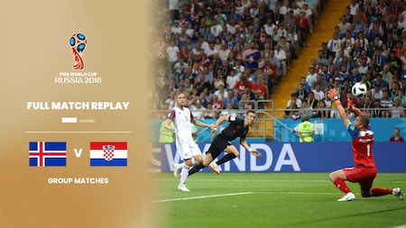 Islandia vs Croacia | Grupo D | Copa Mundial de la FIFA Rusia 2018™ | Partido Completo