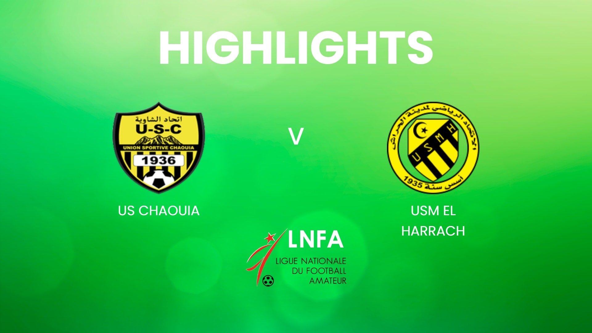  US Chaouia vs USM El Harrach | Ligue 2 2024/25 | Argelia | Highlights