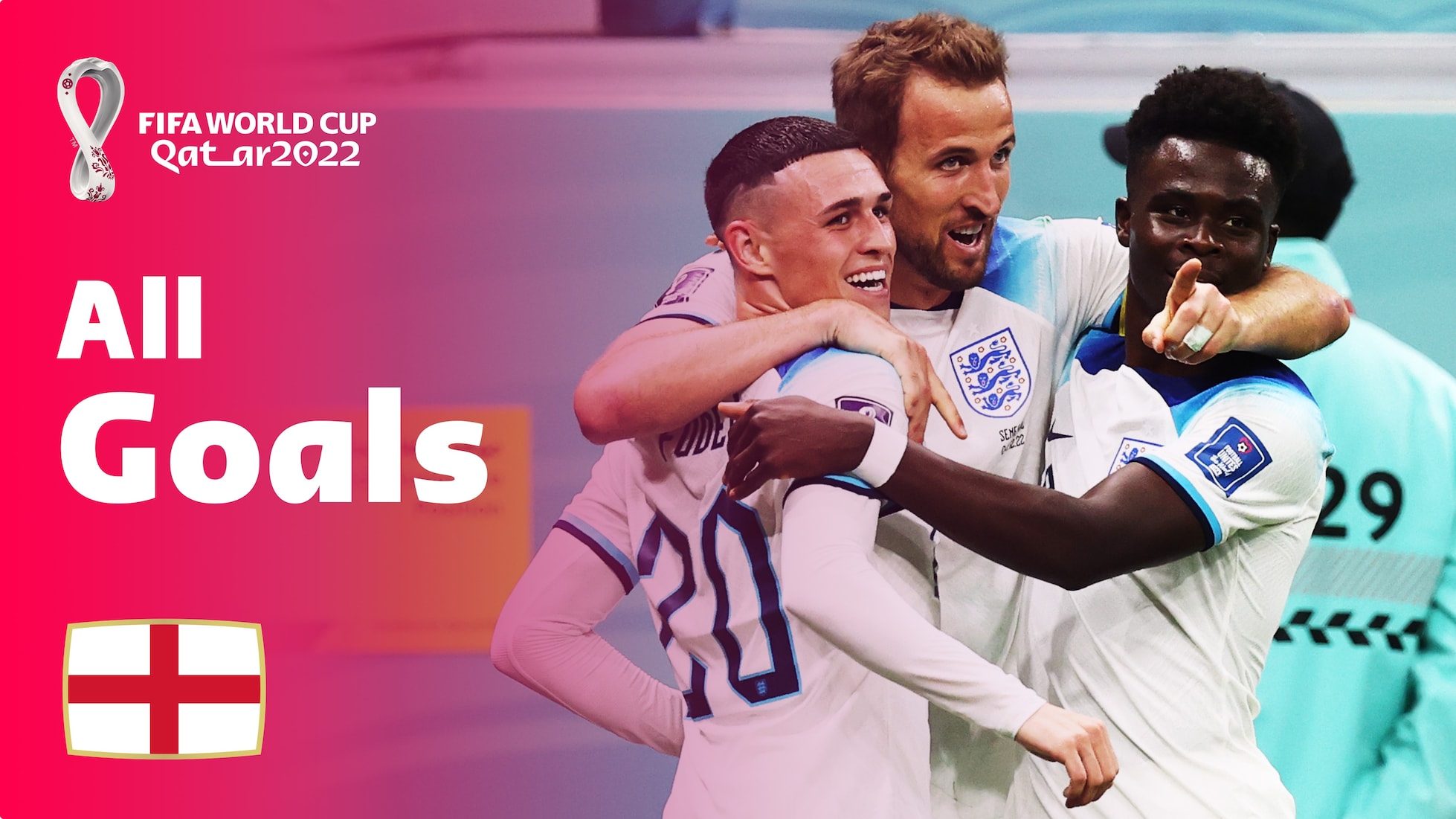Inglaterra | Todos los goles | Copa Mundial de la FIFA Catar 2022™