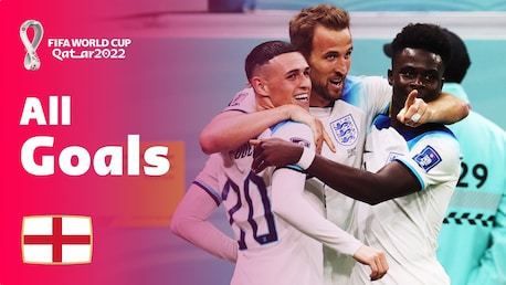 Inglaterra | Todos los goles | Copa Mundial de la FIFA Catar 2022™