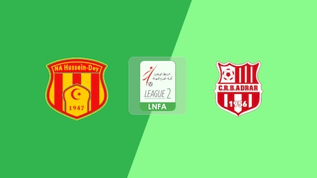 NA Hussein Dey v CRB Adrar | Ligue 2 2025/26
