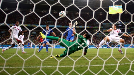 Das Tor von Sokratis Papastathopoulos 90' | Costa Rica - Griechenland | FIFA Fussball-Weltmeisterschaft Brasilien 2014™