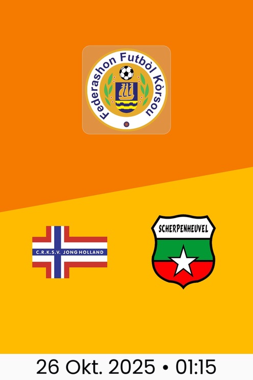 C.R.K.S.V. Jong Holland - RKSV Scherpenheuvel | Curaçao Promé Divishon