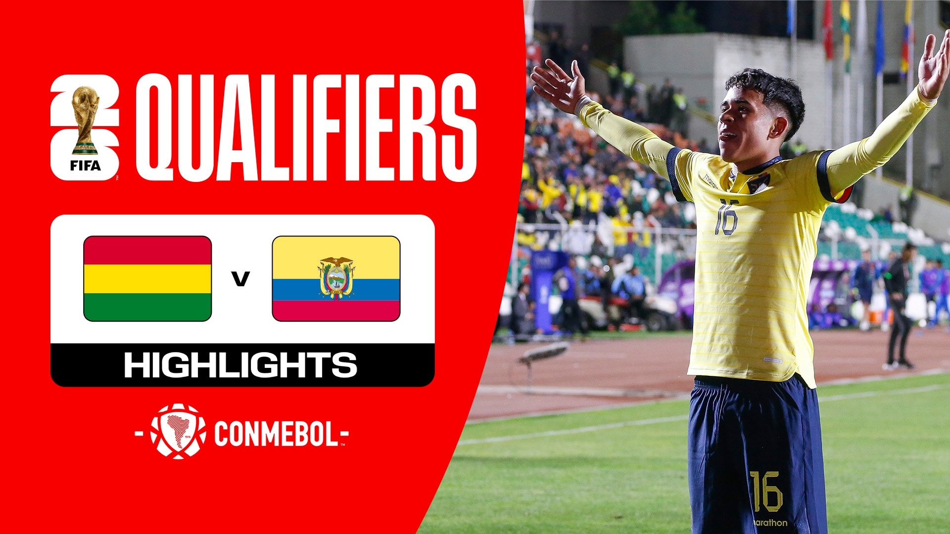 Bolivia vs Ecuador | Eliminatorias CONMEBOL | Copa Mundial de la FIFA 26™ | Highlights