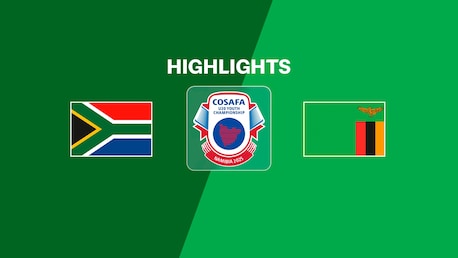 South Africa v Zambia | Group Stage | COSAFA U-20 Youth Championship 2025 | Highlights