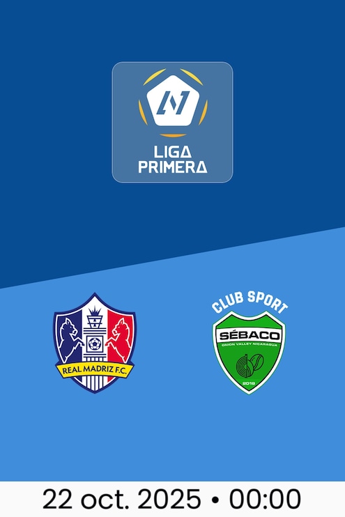 Real Madriz FC - CS Sébaco | Liga Primera Nicaragua 2025/26