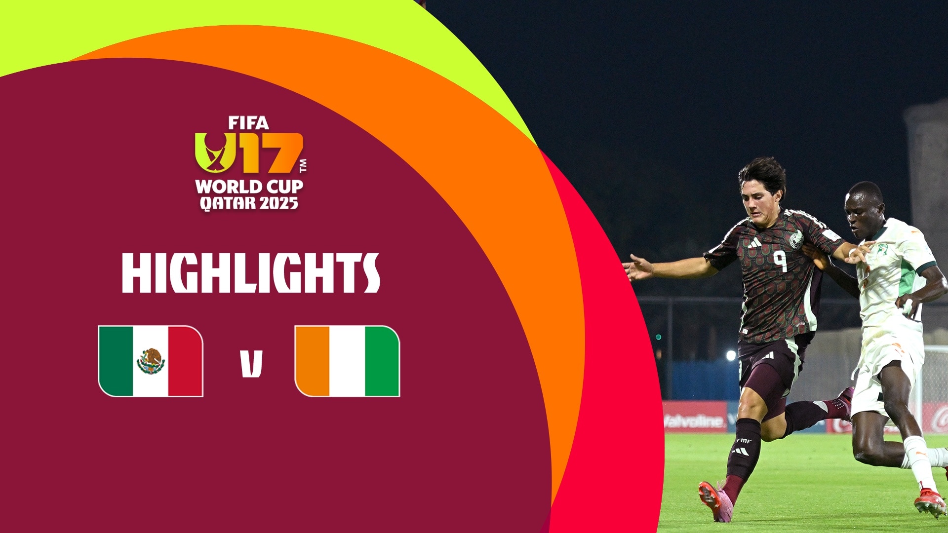 Mexique - Côte d’Ivoire | Coupe du Monde U-17 de la FIFA, Qatar 2025™ | Résumé vidéo