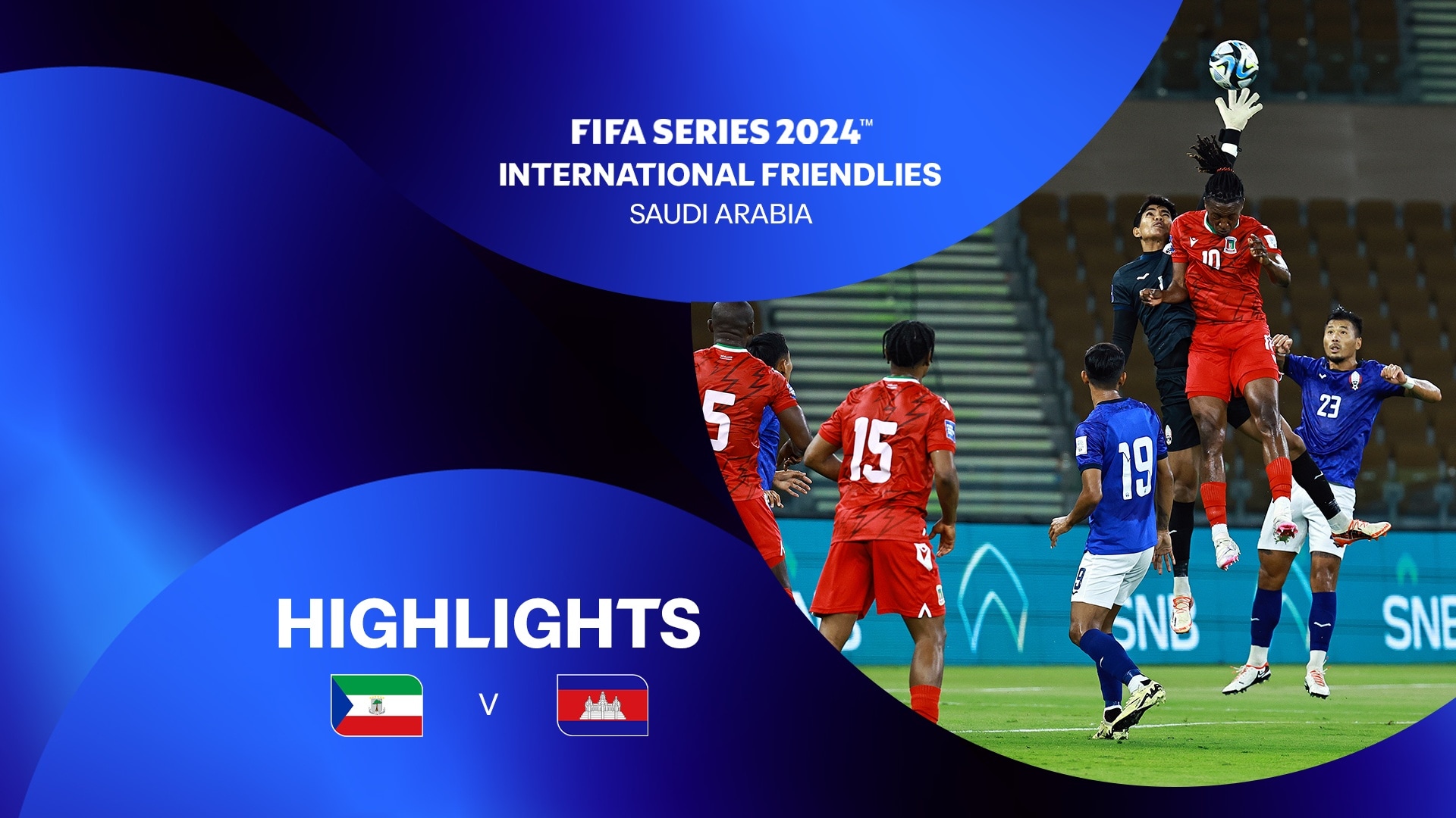 Guiné Equatorial x Camboja | Série FIFA 2024 Arábia Saudita™ | Melhores momentos